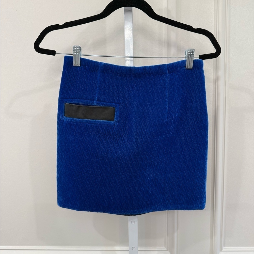 Sandro Blue Mini Pencil Skirt